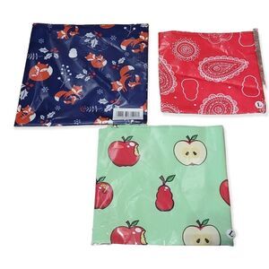 Set of 3 new kong dog bandanas